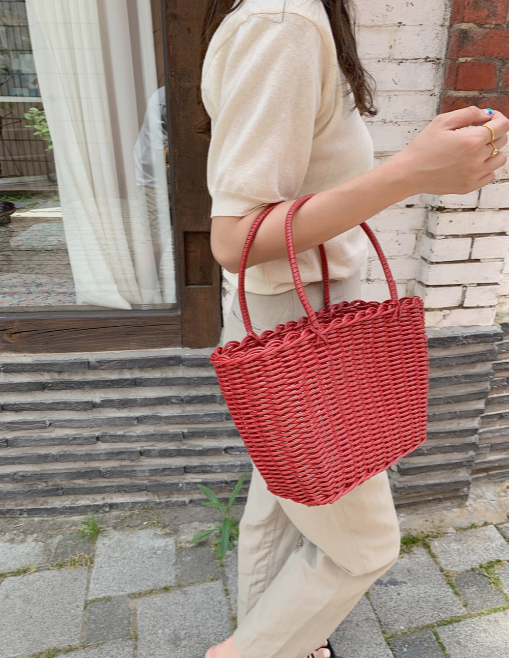 fresh basket bag (2color)