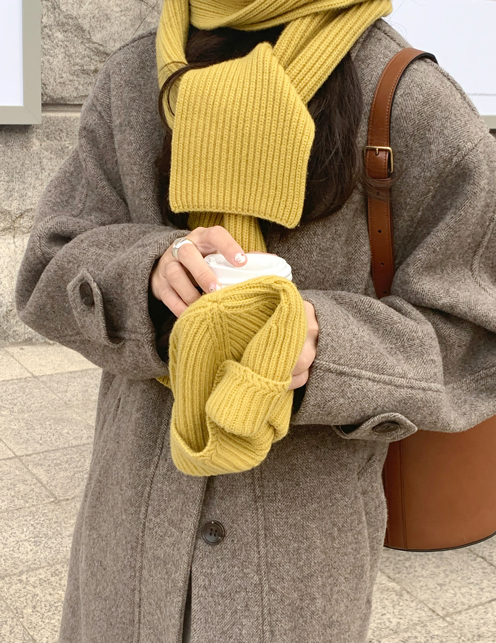 mode knit muffler (4color)